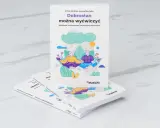 Książka "Dobrostan można wyćwiczyć" z ilustracją pary medytującej. Pomaga żyć i szczęśliwym być.